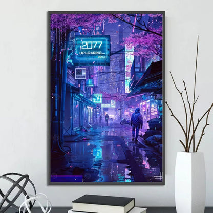 🎁 Cyberpunk City Posters (100% off)