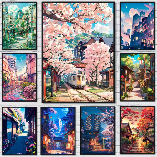 🎁 Japanese Blossom Posters (100% off)