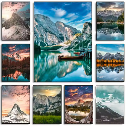 🎁 Mountain Landscape Posters (100% off)