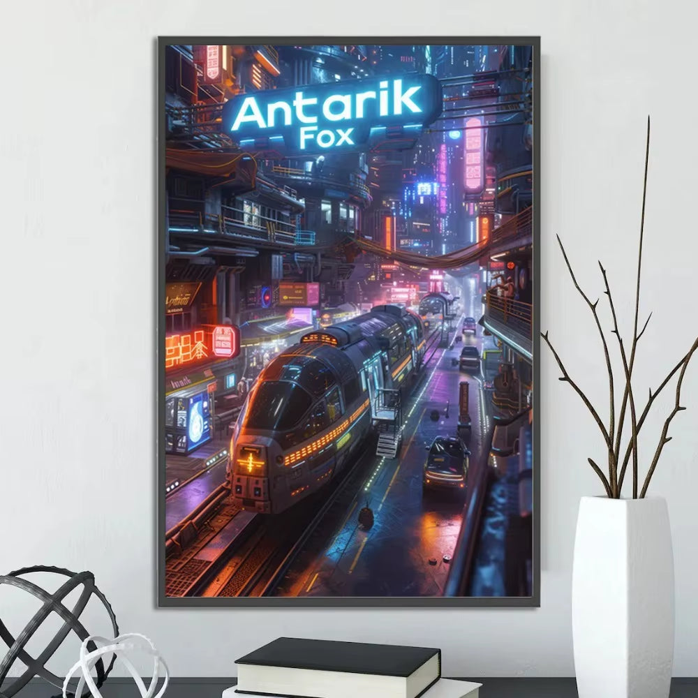 🎁 Cyberpunk City Posters (100% off)